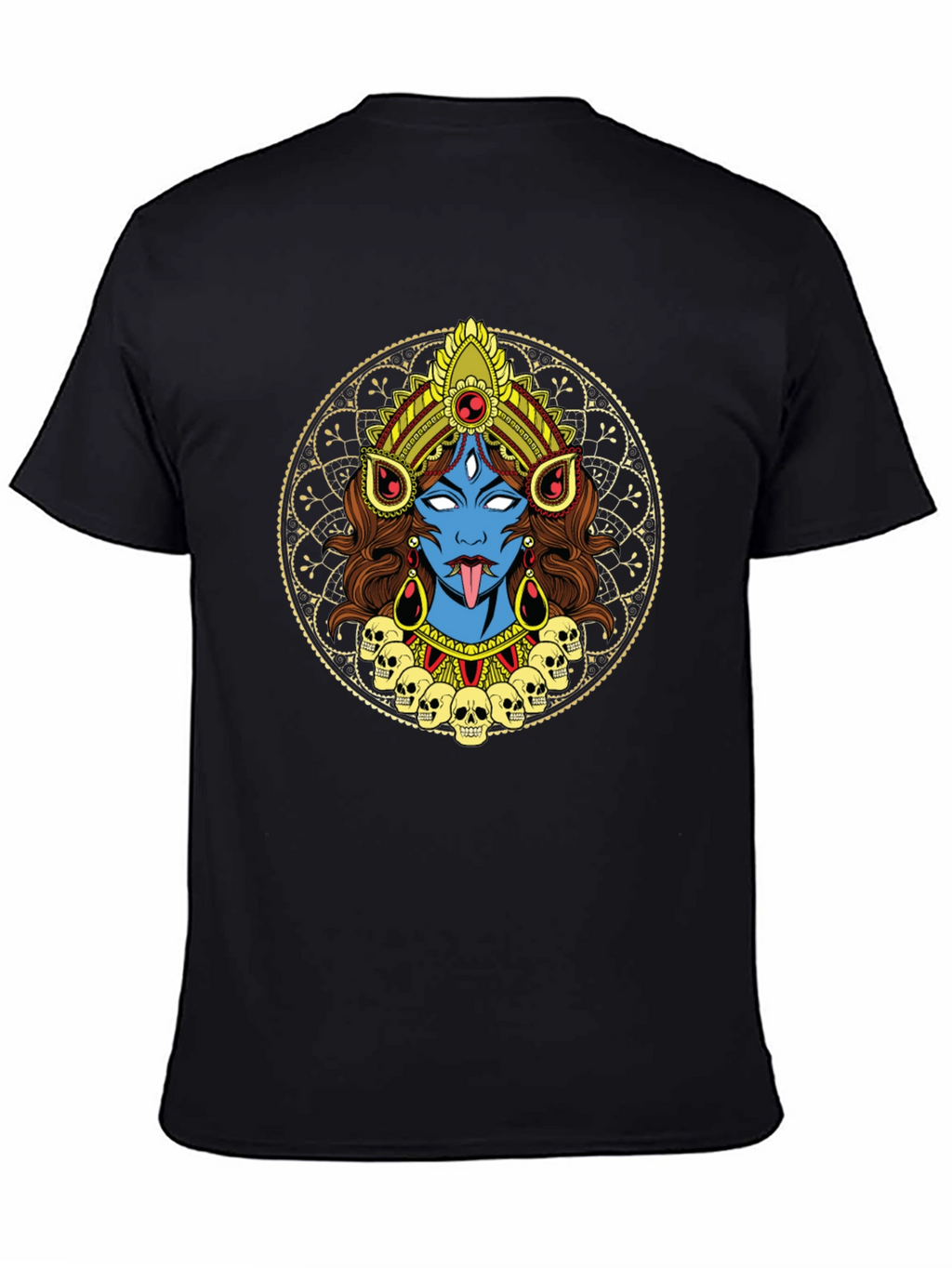 Kali T-Shirt: Fierce Goddess Design Black Tee