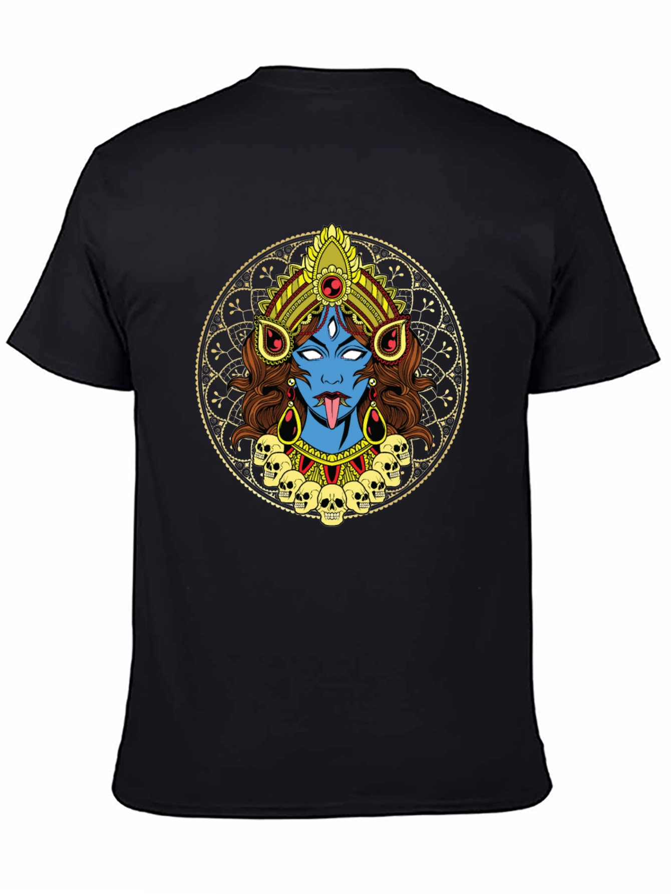 Kali T-Shirt: Fierce Goddess Design Black Tee