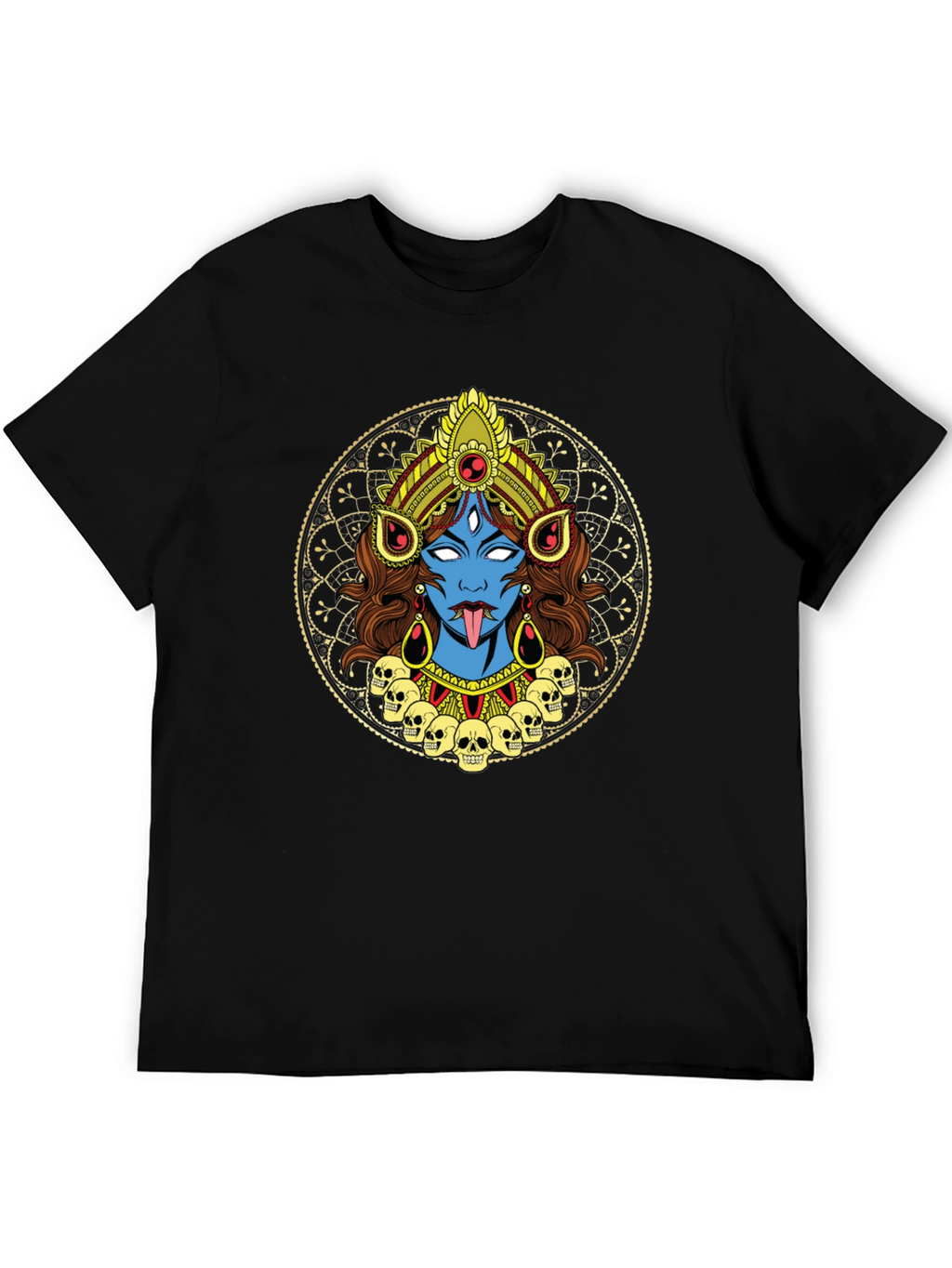 Kali T-Shirt: Fierce Goddess Design Black Tee