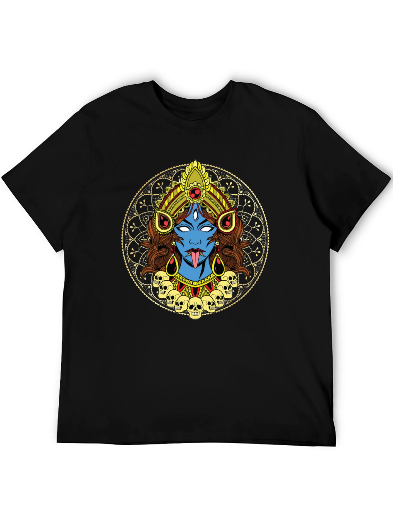 Kali T-Shirt: Fierce Goddess Design Black Tee