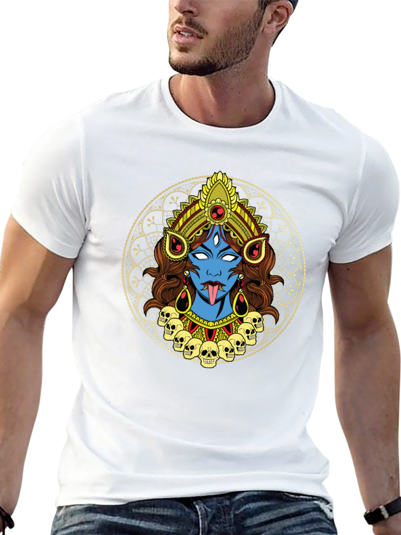 Kali T-Shirt: Fierce Goddess Design Black Tee