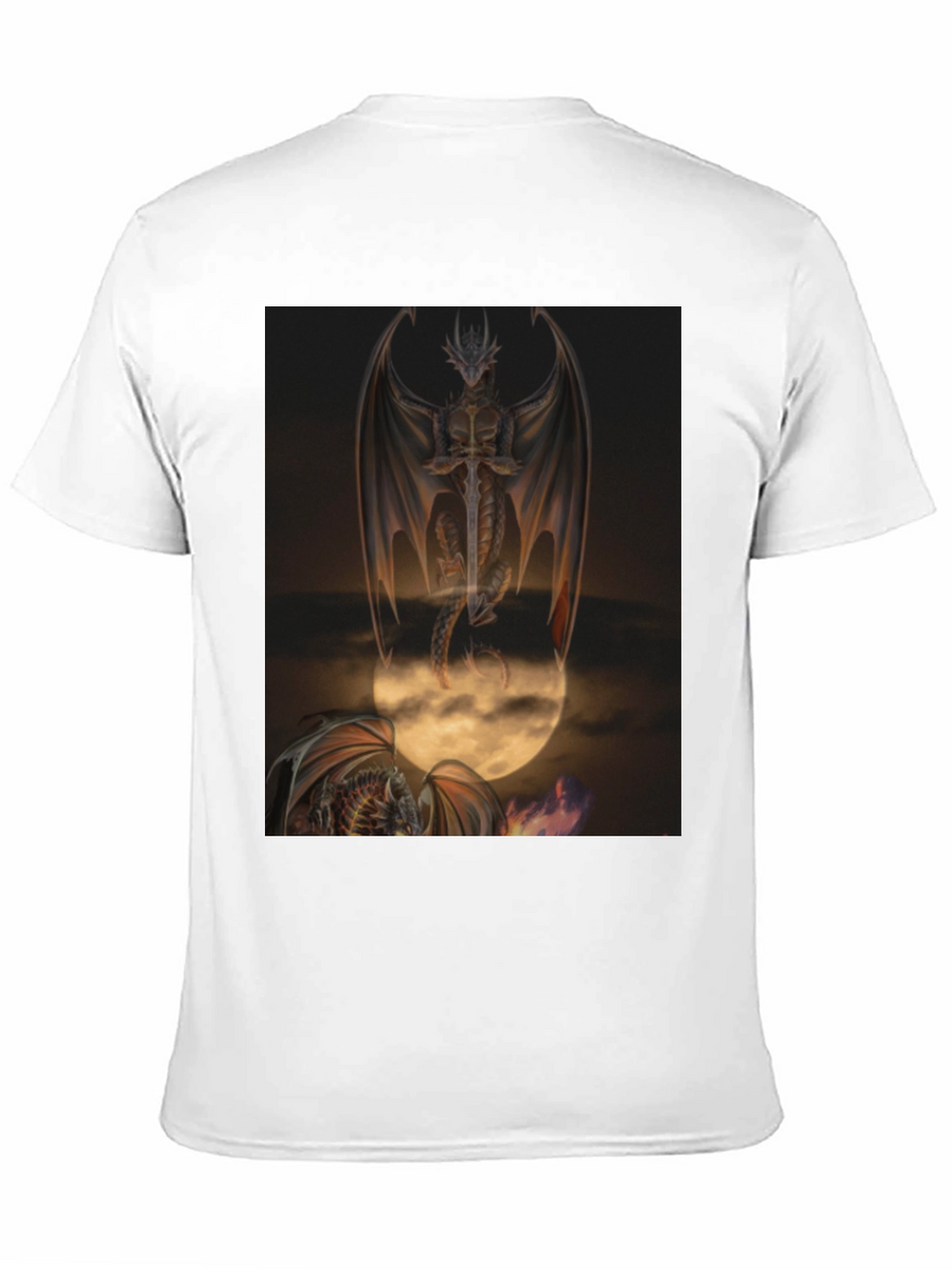 Dragon Graphic Tee - Fantasy Art T-Shirt