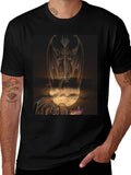 Dragon Graphic Tee - Fantasy Art T-Shirt