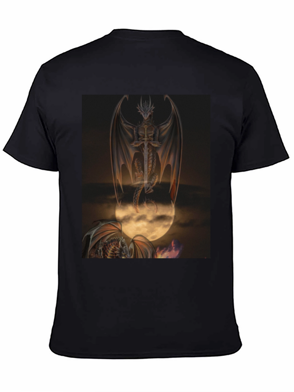 Dragon Graphic Tee - Fantasy Art T-Shirt