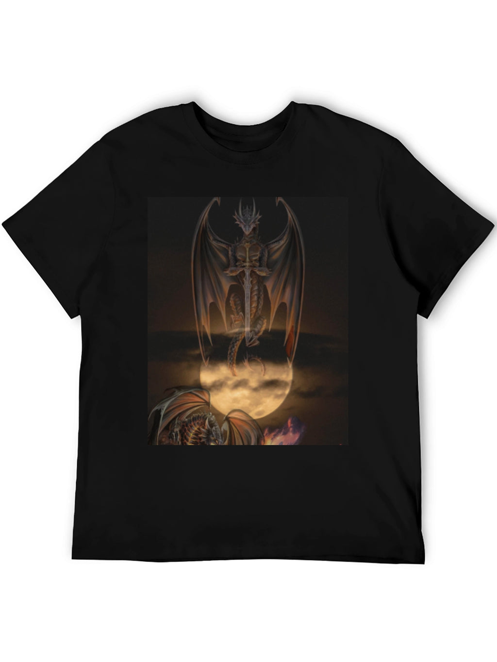 Dragon Graphic Tee - Fantasy Art T-Shirt