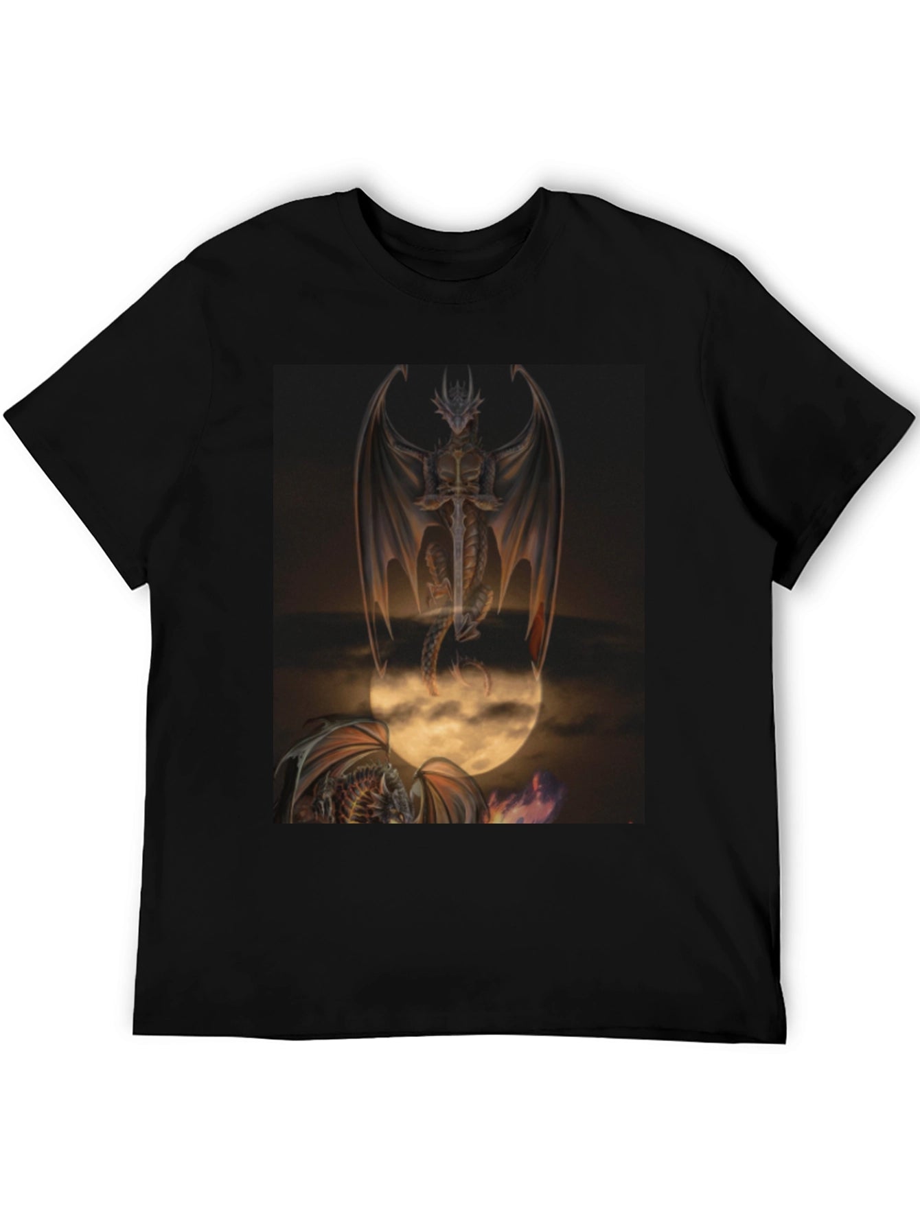 Dragon Graphic Tee - Fantasy Art T-Shirt