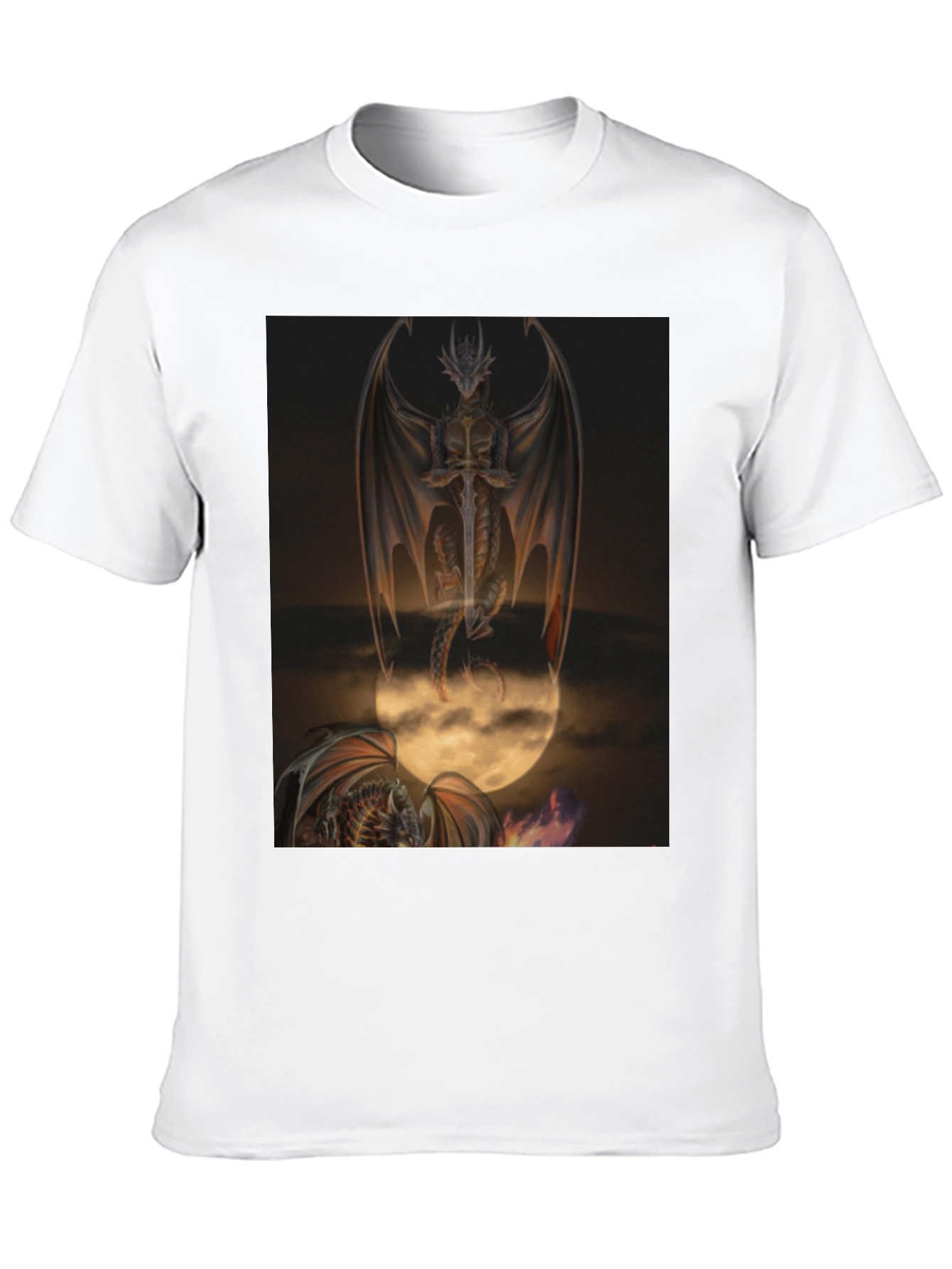 Dragon Graphic Tee - Fantasy Art T-Shirt