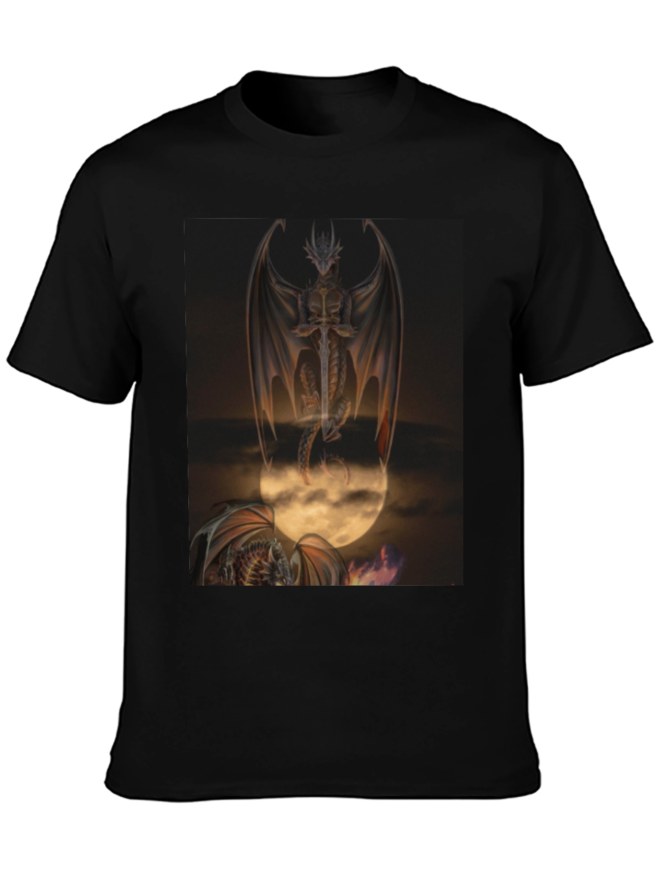 Dragon Graphic Tee - Fantasy Art T-Shirt