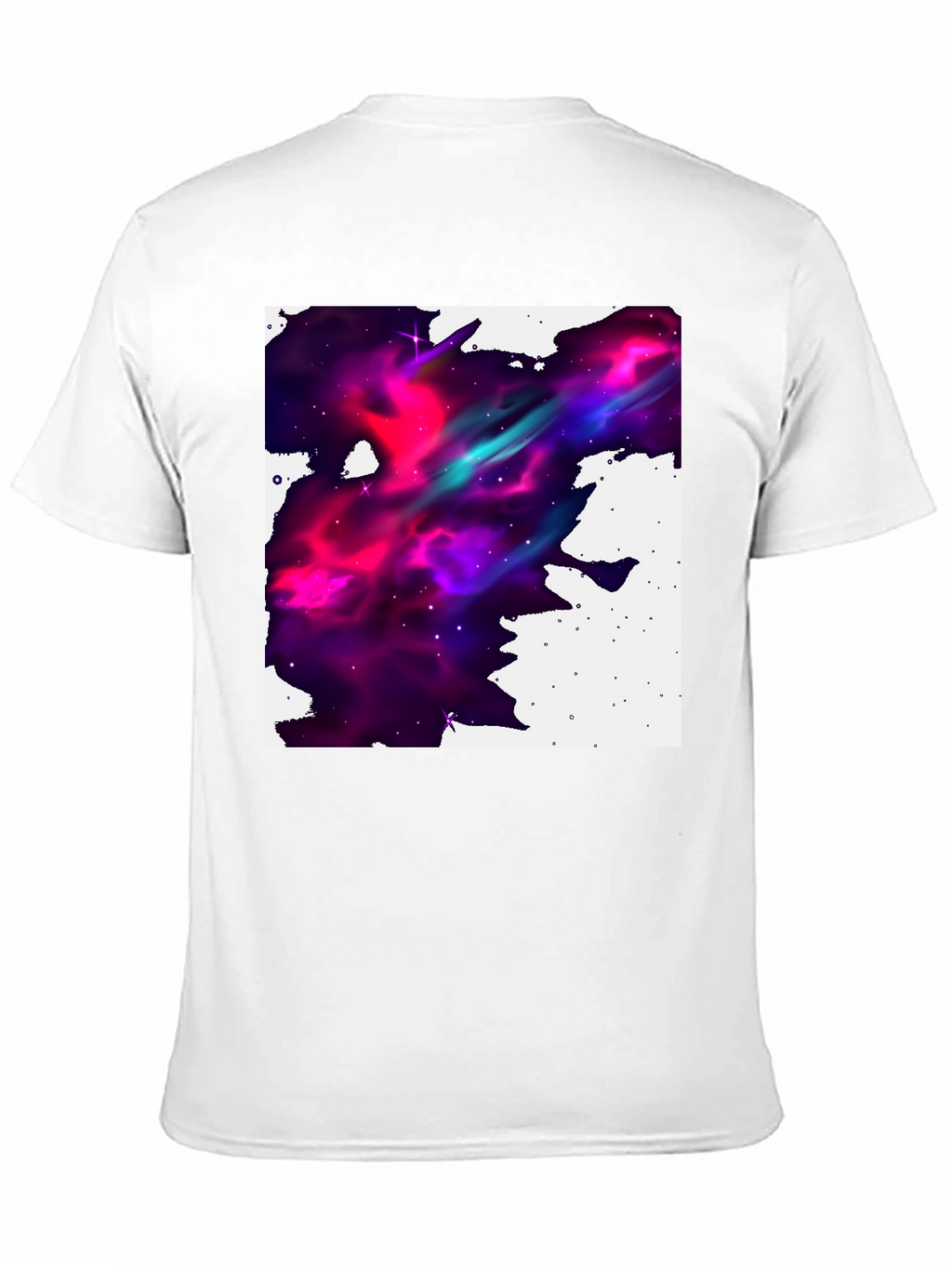Nebula Print Black T-Shirt