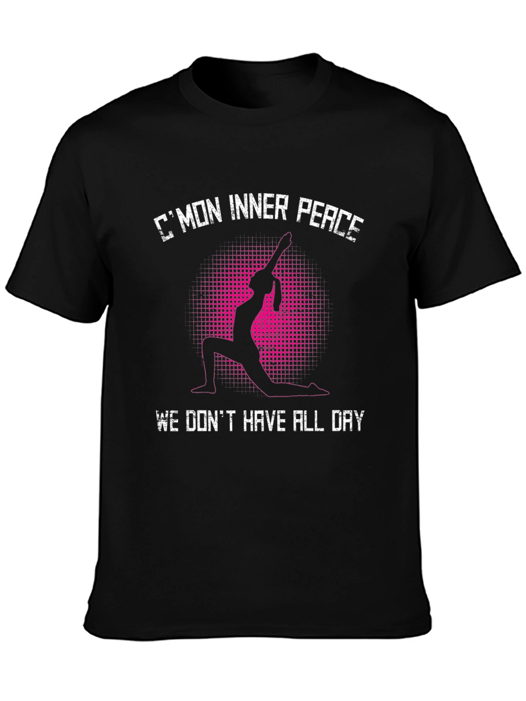 Yoga Inner Peace Black T-Shirt