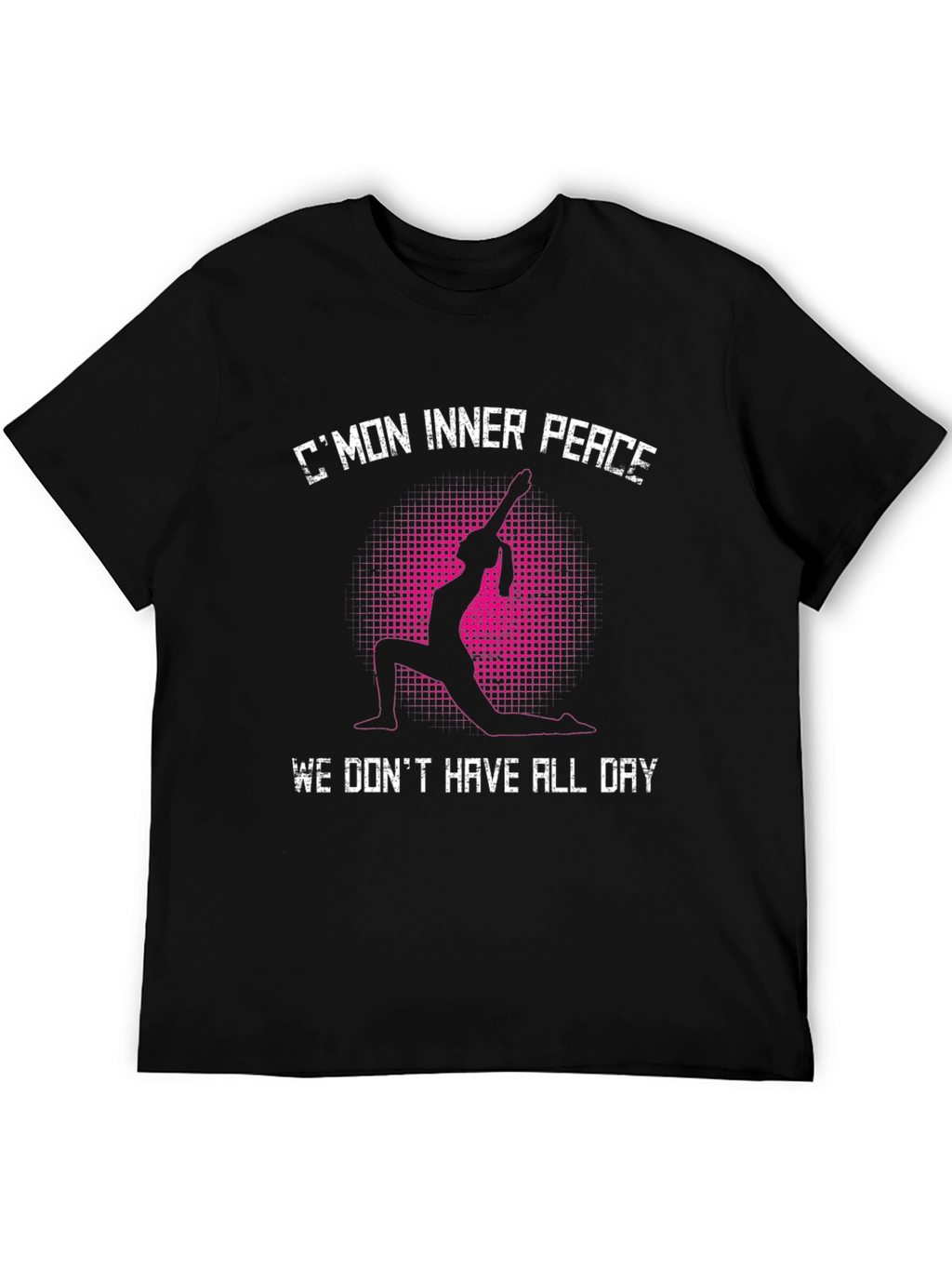 Yoga Inner Peace Black T-Shirt