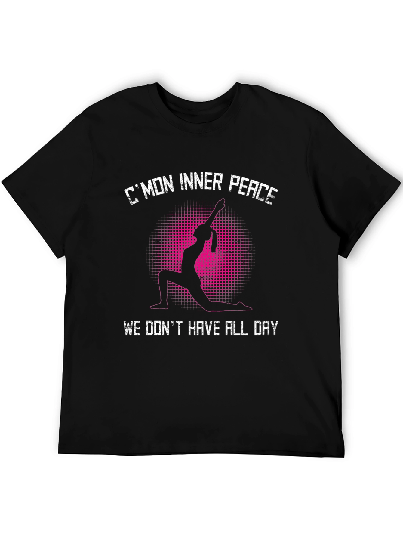 Yoga Inner Peace Black T-Shirt
