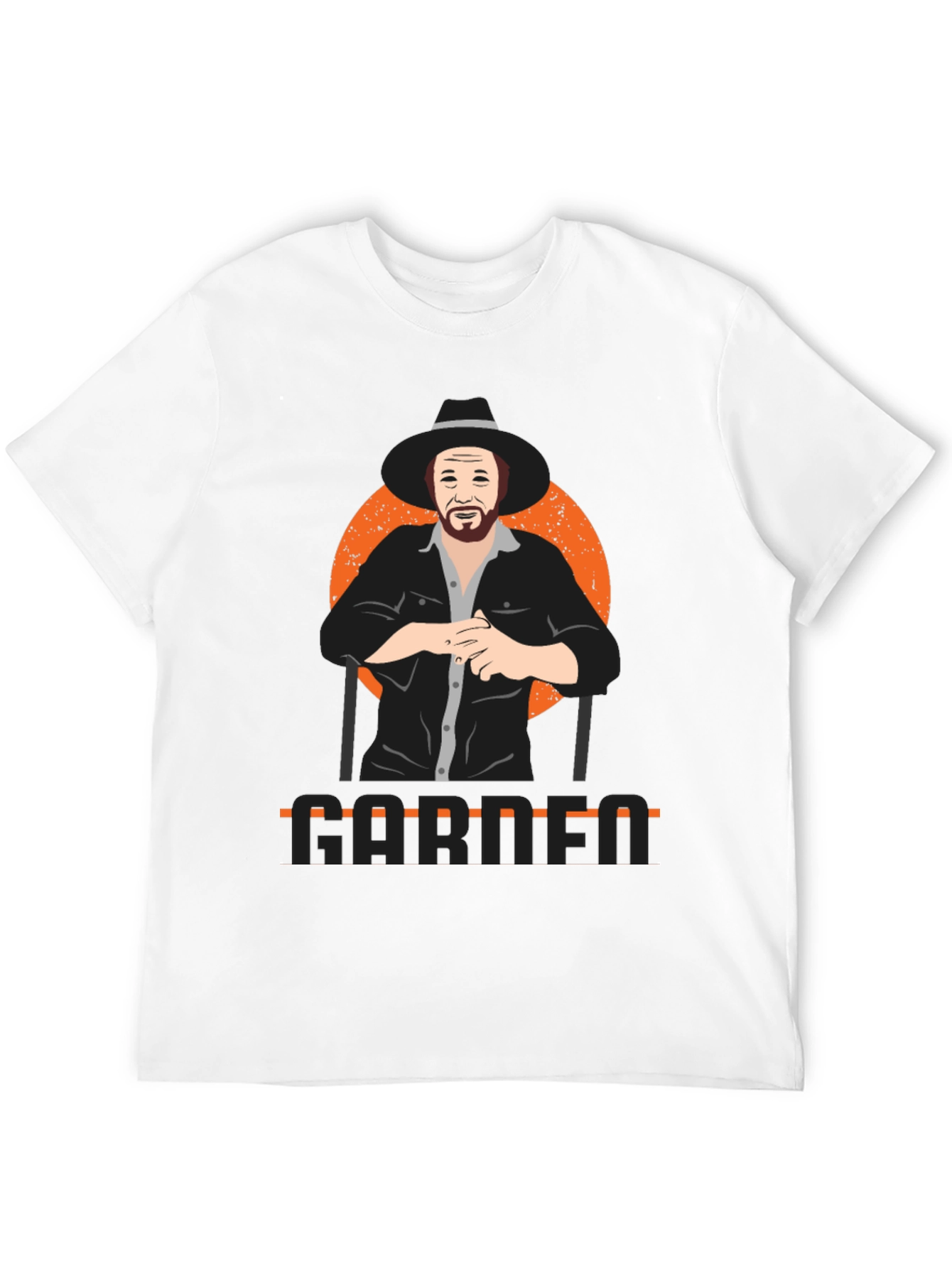 Garth Graphic Print Black T-Shirt