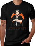 Garth Graphic Print Black T-Shirt