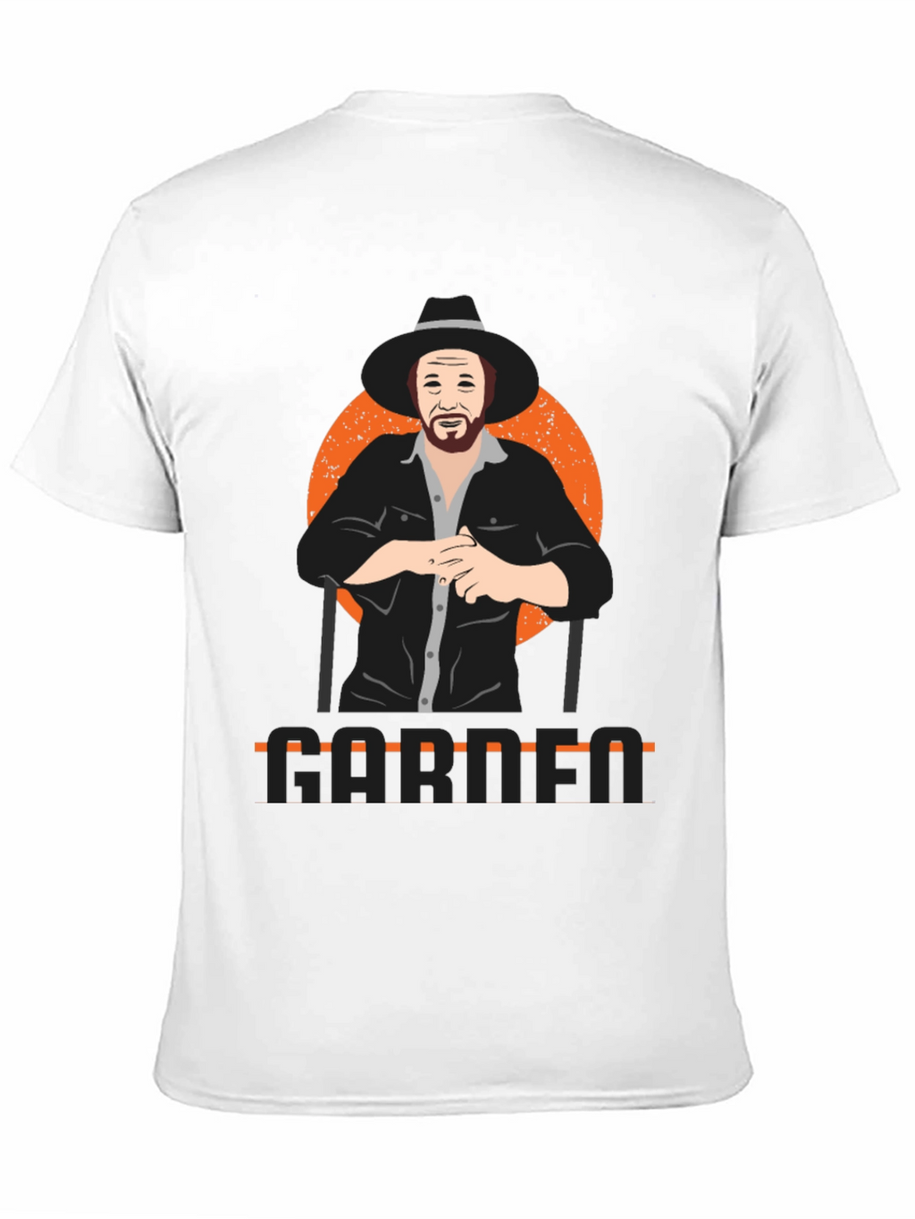 Garth Graphic Print Black T-Shirt