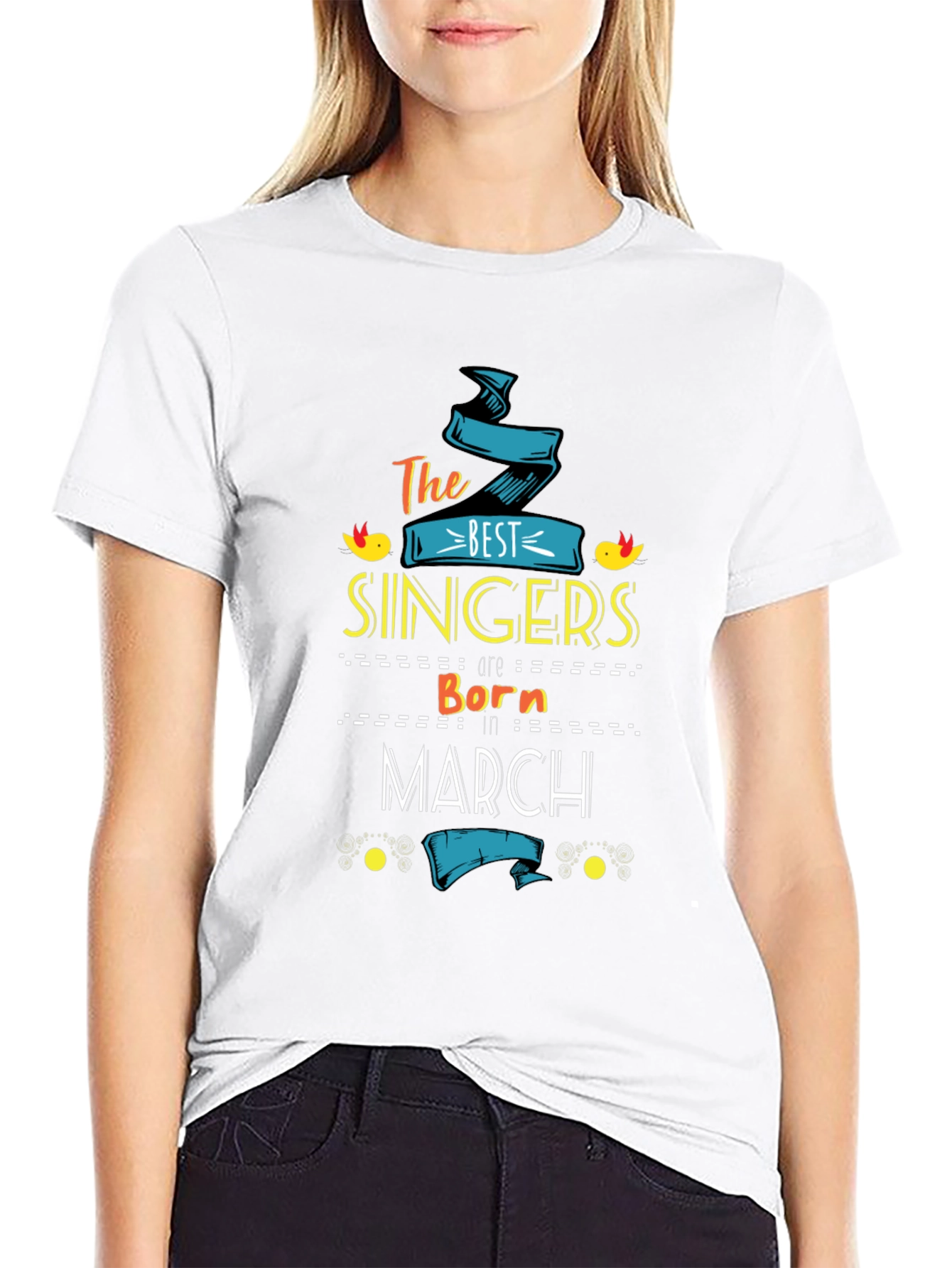 Best Singers Born in March T-Shirt