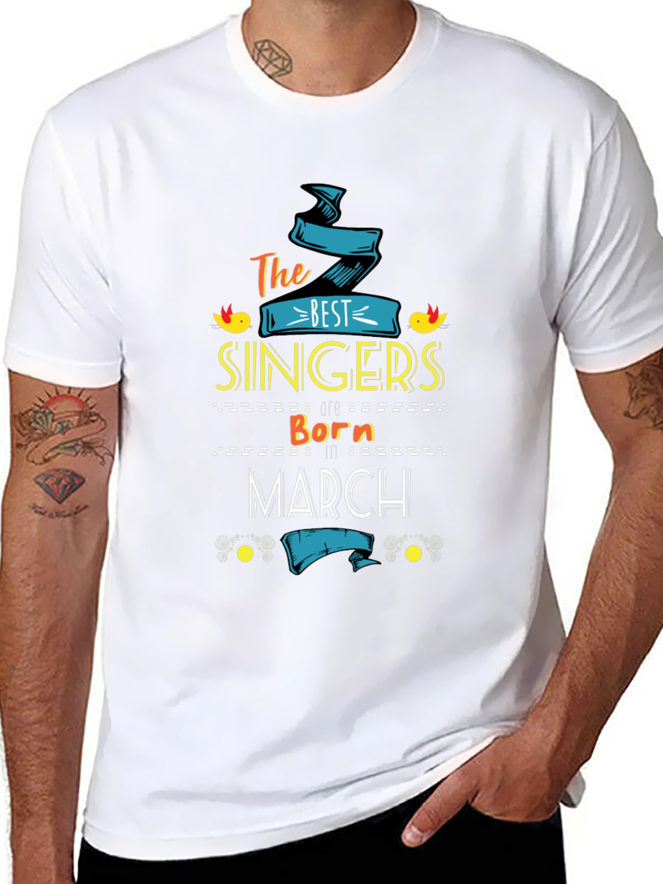 Best Singers Born in March T-Shirt