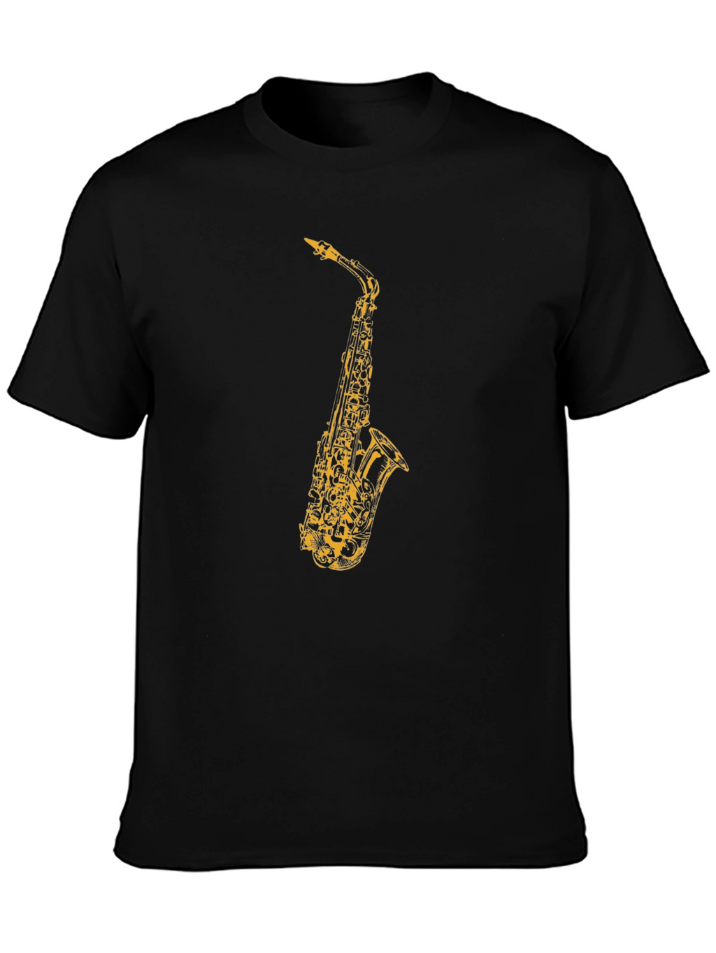 Saxophone Graphic T-Shirt - Music Lover Tee