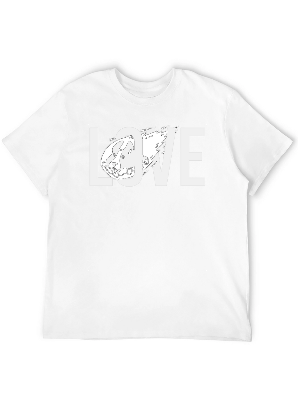 LOVE Dog T-Shirt – Cute Dog Lover Graphic Tee