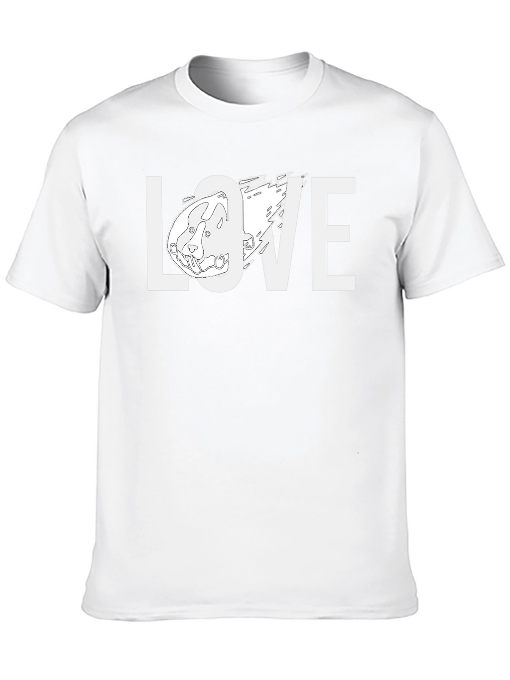 LOVE Dog T-Shirt – Cute Dog Lover Graphic Tee