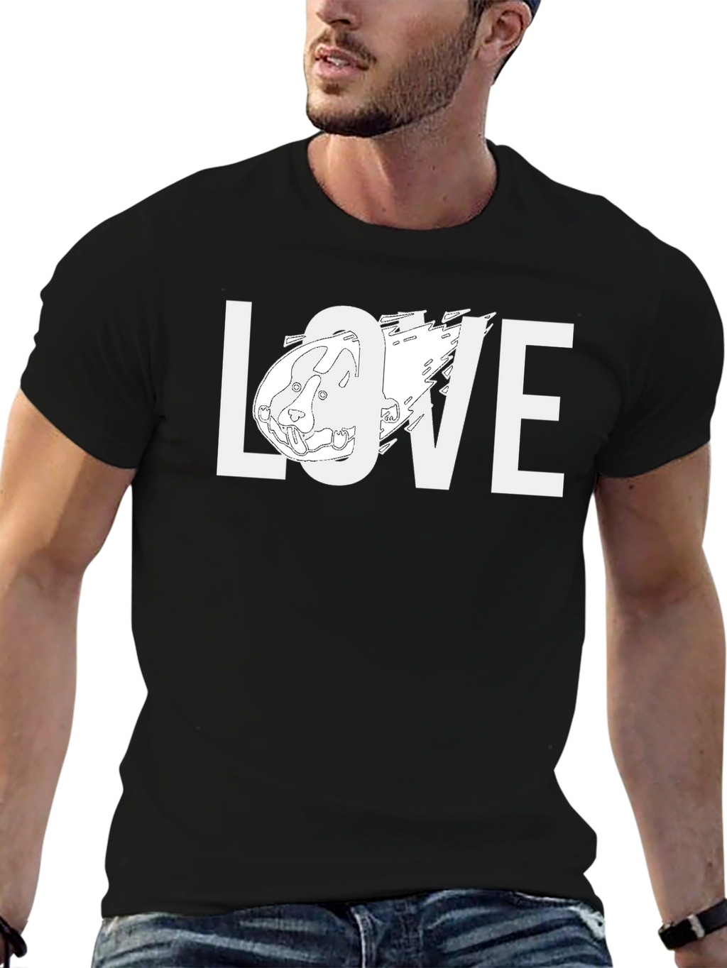 LOVE Dog T-Shirt – Cute Dog Lover Graphic Tee