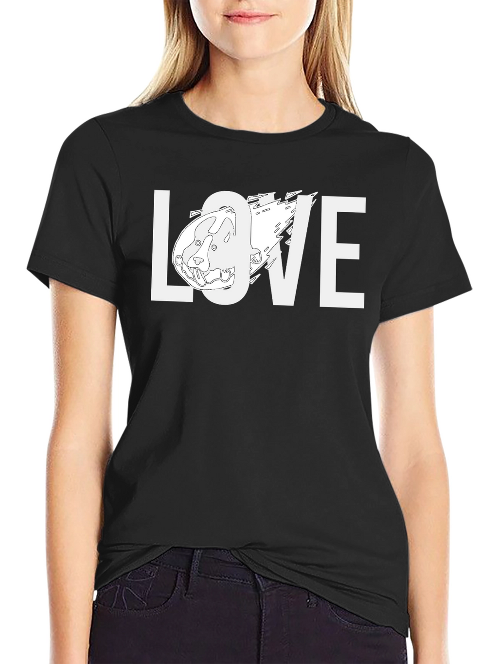 LOVE Dog T-Shirt – Cute Dog Lover Graphic Tee