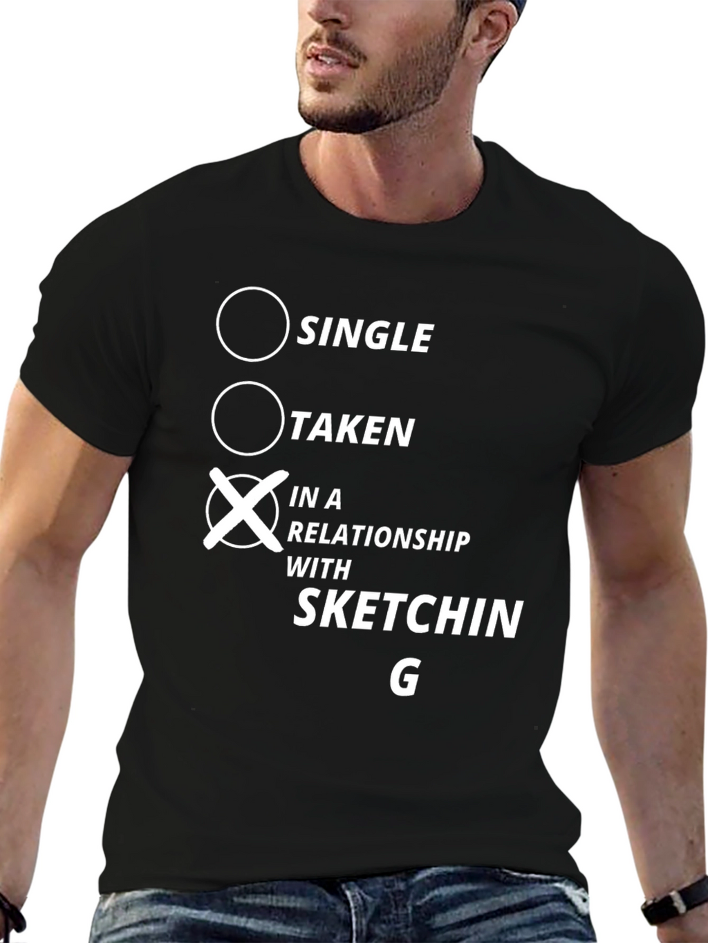 Sketching Relationship Graphic T-Shirt