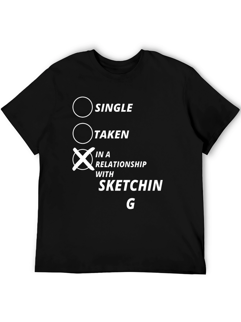 Sketching Relationship Graphic T-Shirt