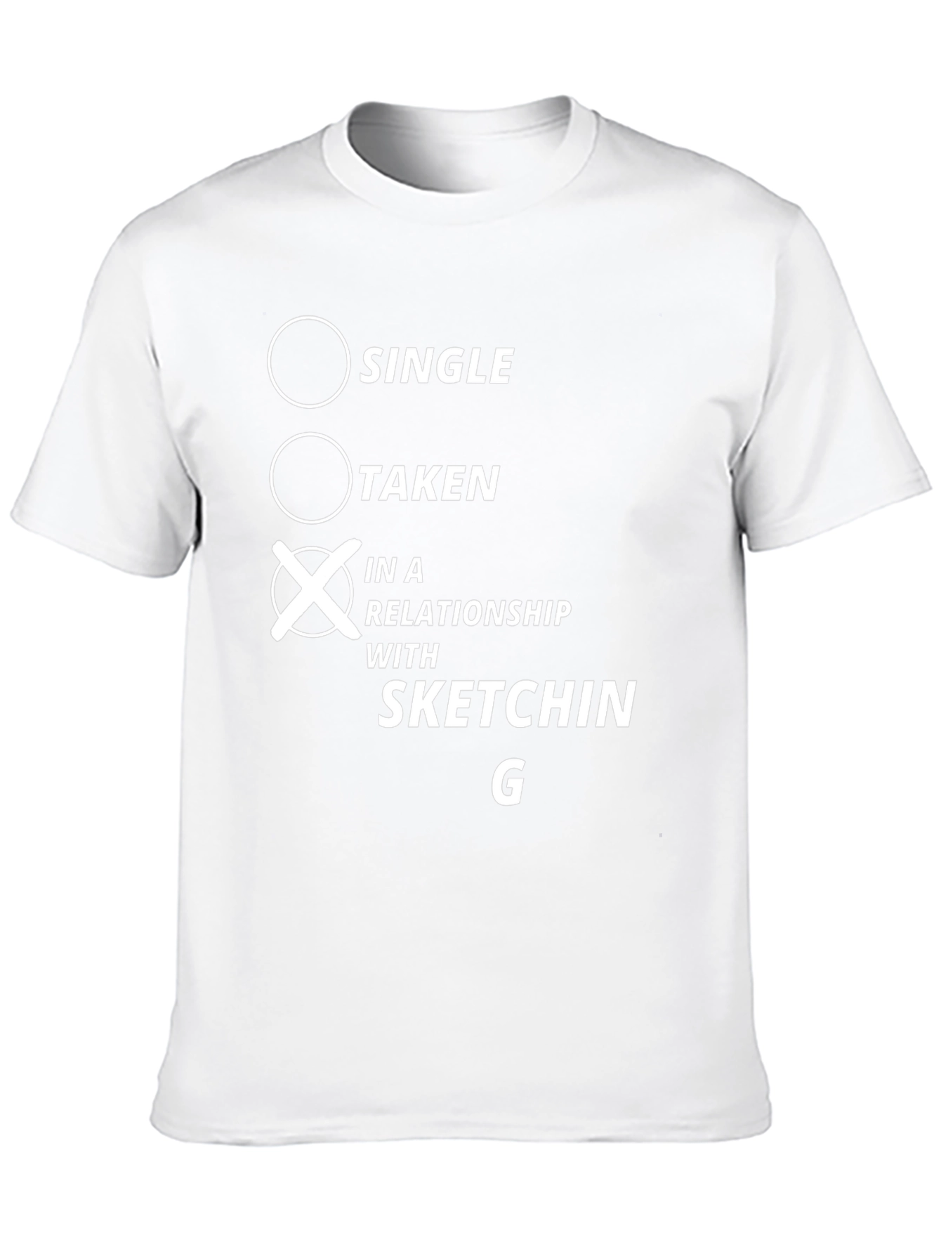 Sketching Relationship Graphic T-Shirt