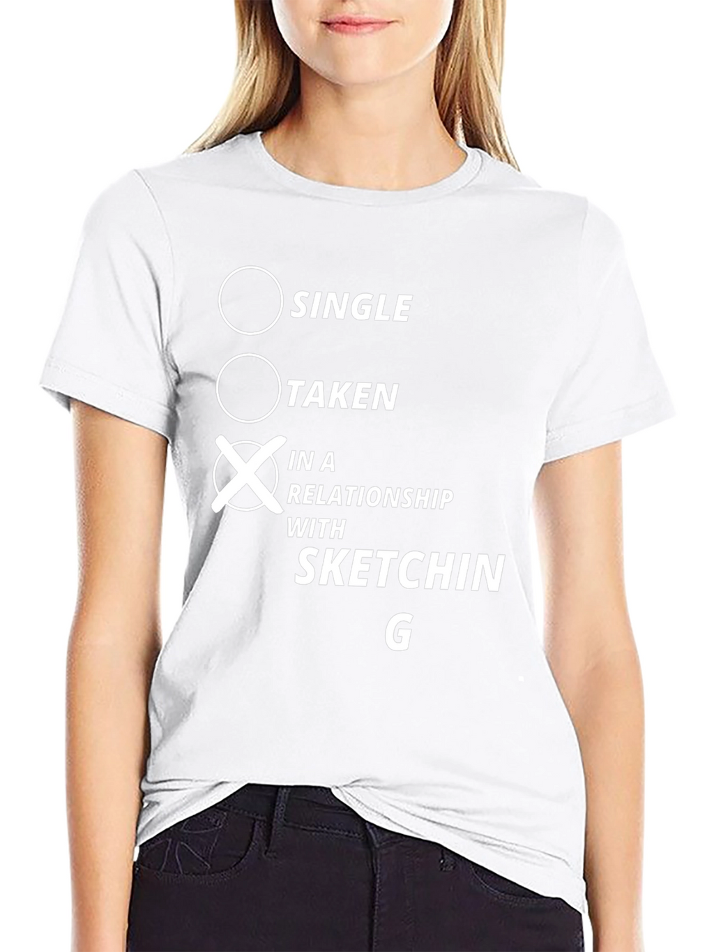 Sketching Relationship Graphic T-Shirt