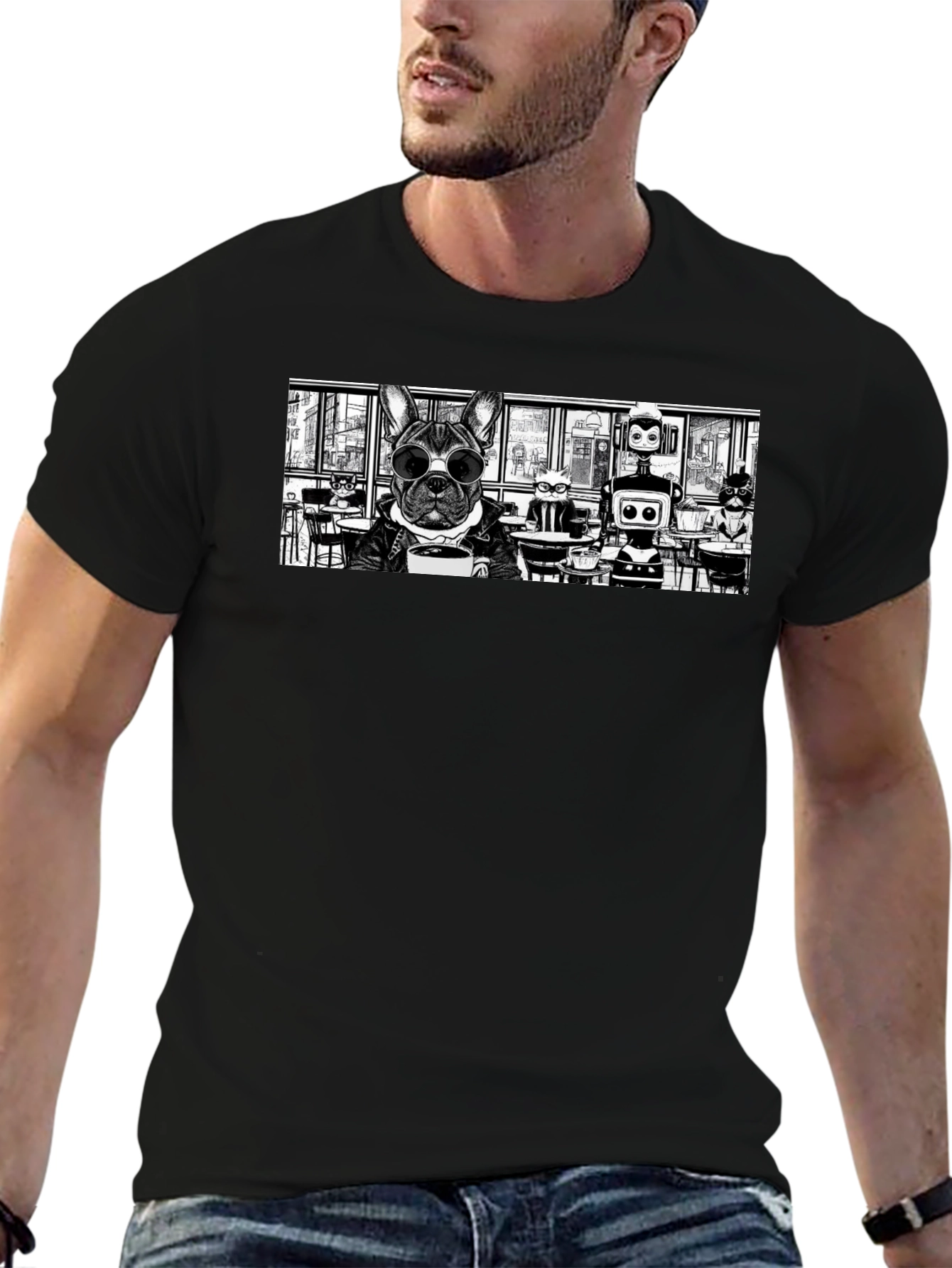 Cool Canine Coffee T-Shirt