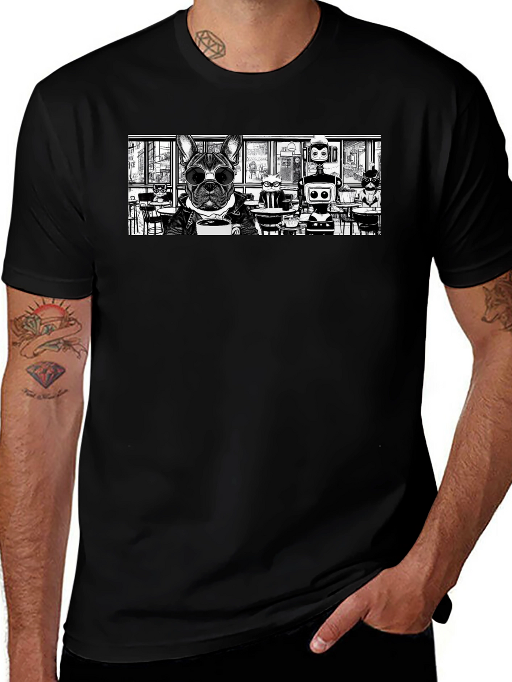 Cool Canine Coffee T-Shirt