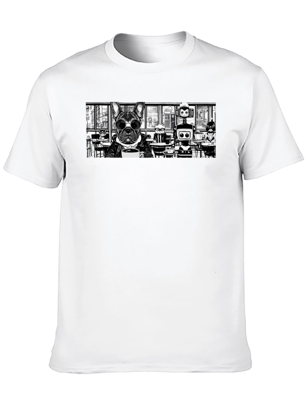 Cool Canine Coffee T-Shirt