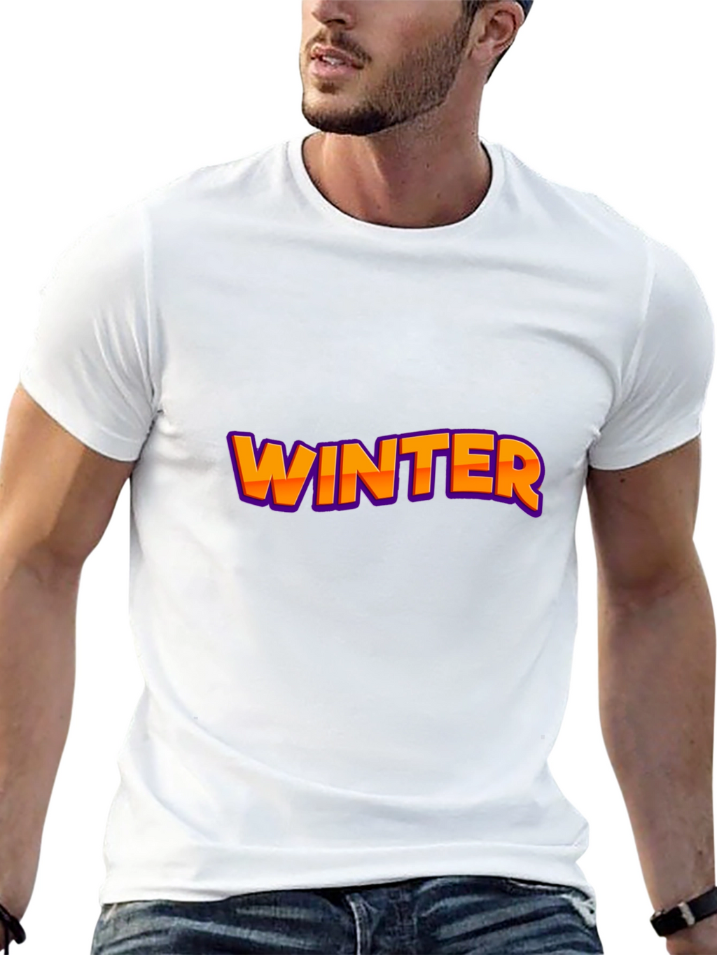 Winter Graphic Print T-Shirt