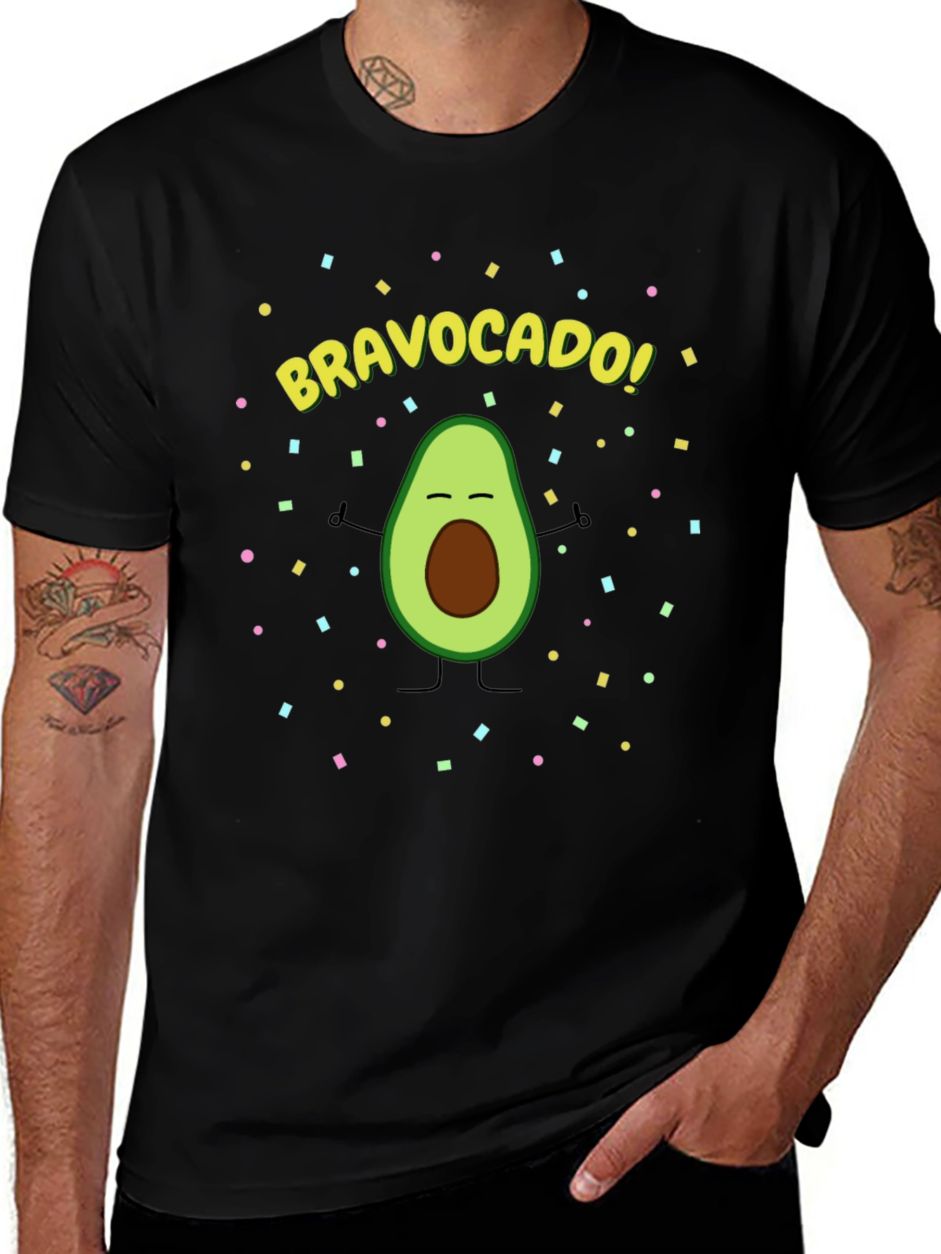 BravoCado! T-Shirt - Funny Avocado Graphic Tee