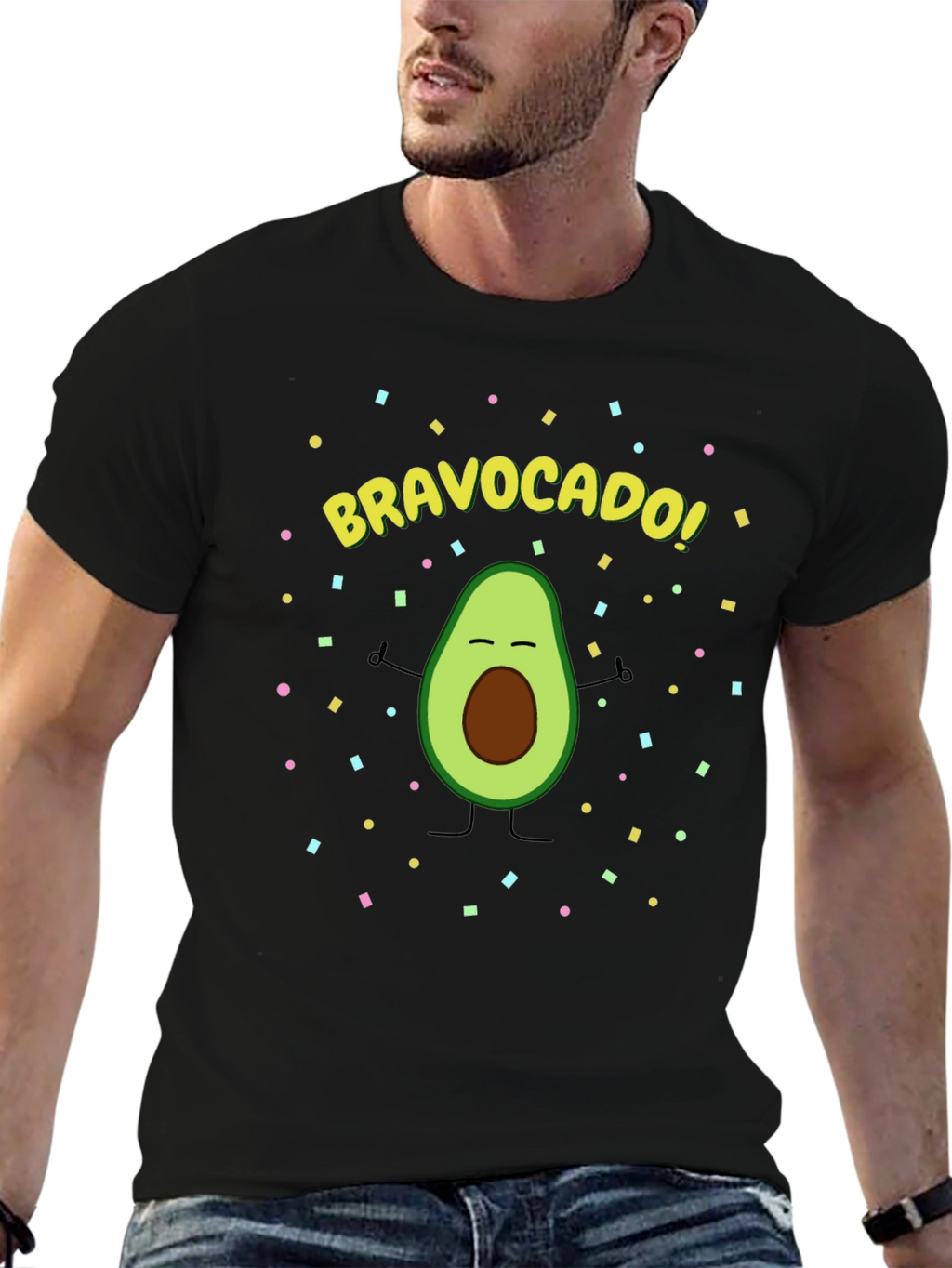 BravoCado! T-Shirt - Funny Avocado Graphic Tee