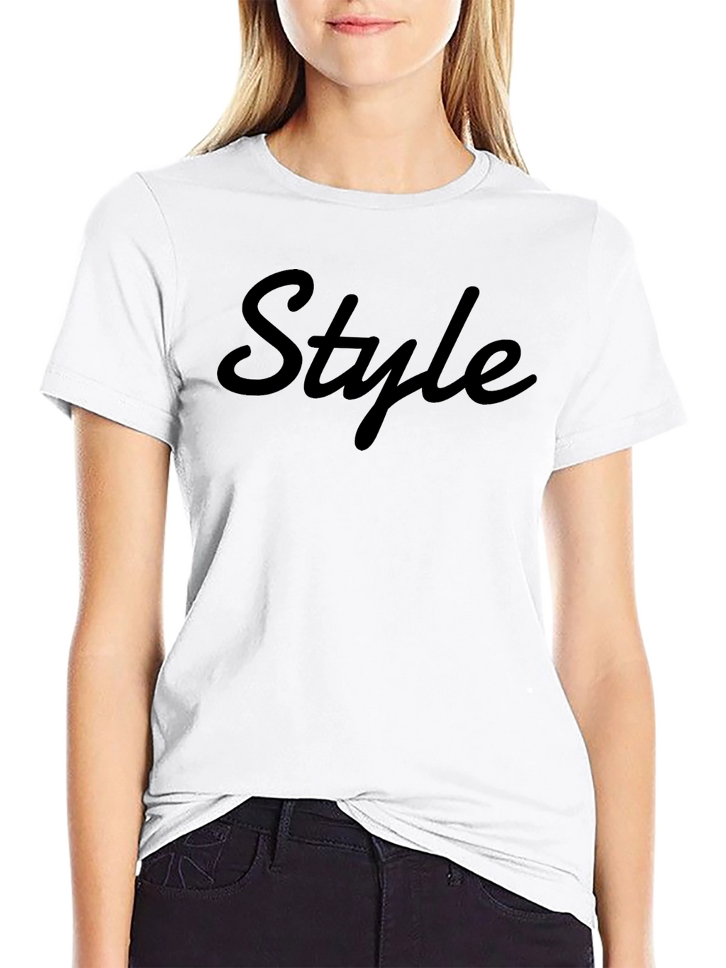 Mens Black Style Graphic Tee