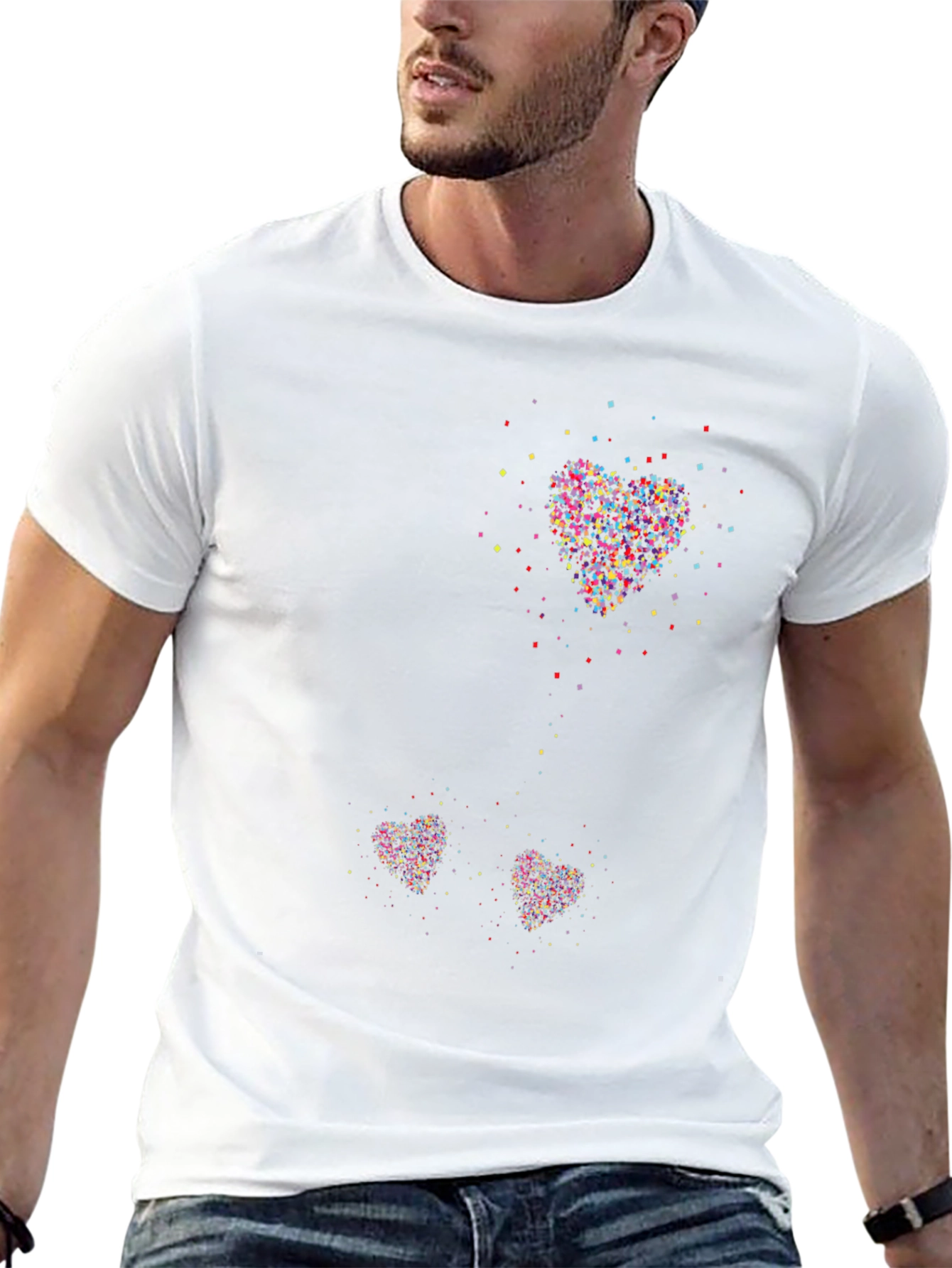 Heart Sprinkles Graphic Tee