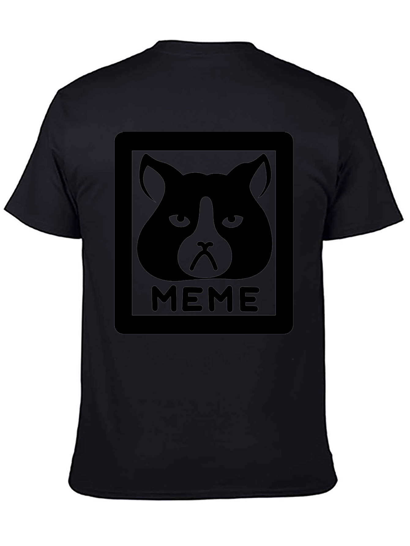 Funny Grumpy Cat Meme Graphic T-Shirt