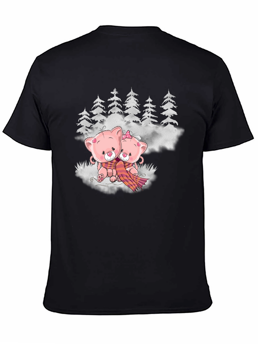 Cute Bears in Winter T-Shirt