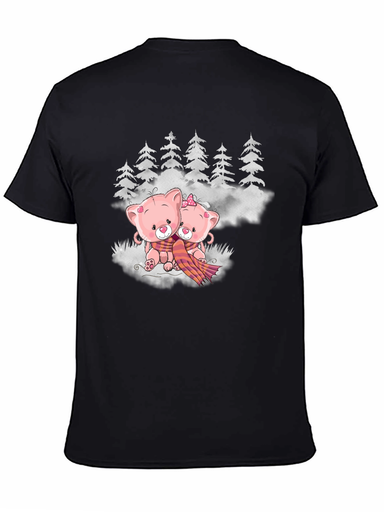 Cute Bears in Winter T-Shirt