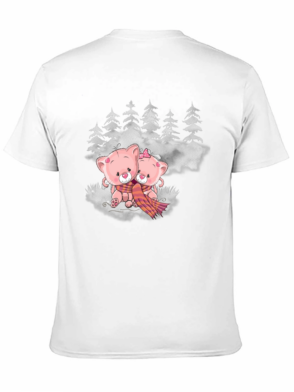 Cute Bears in Winter T-Shirt