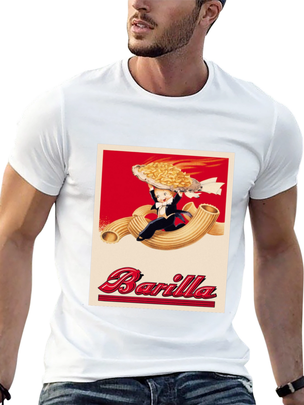 Barilla Pasta T-Shirt - Novelty Graphic Tee