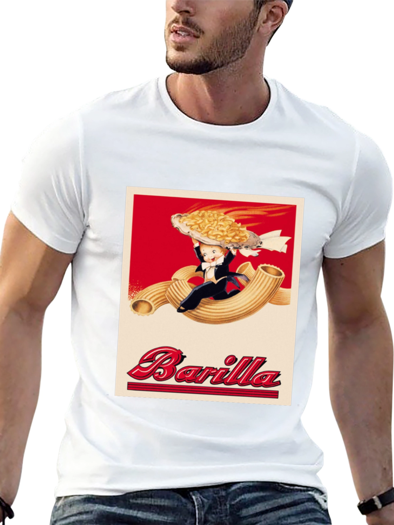 Barilla Pasta T-Shirt - Novelty Graphic Tee