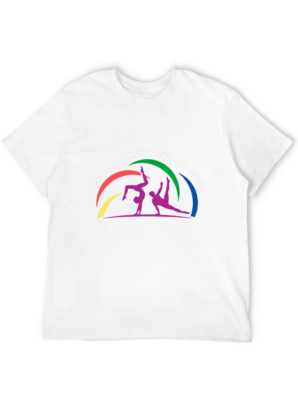 Flexibility Power Courage T-Shirt - Black