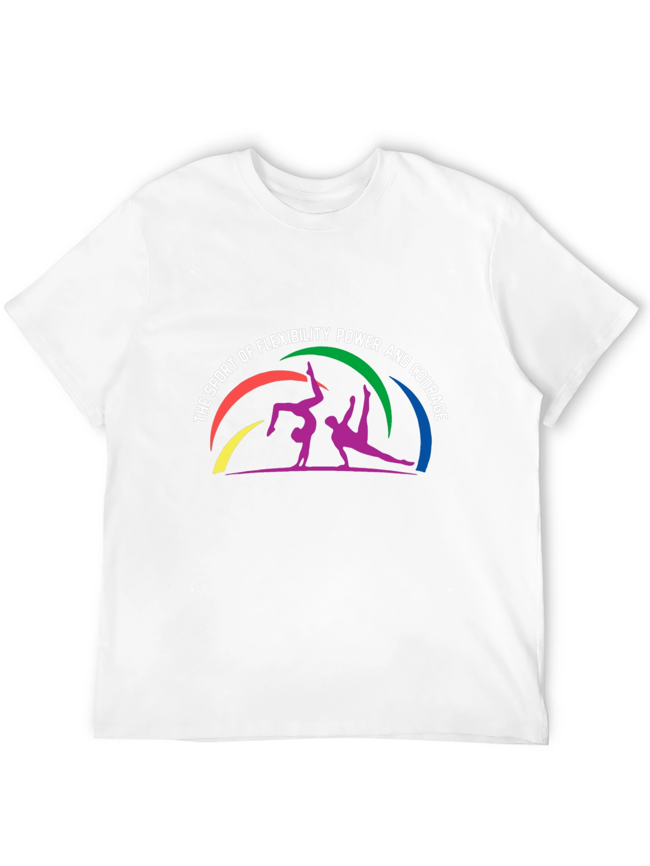 Flexibility Power Courage T-Shirt - Black