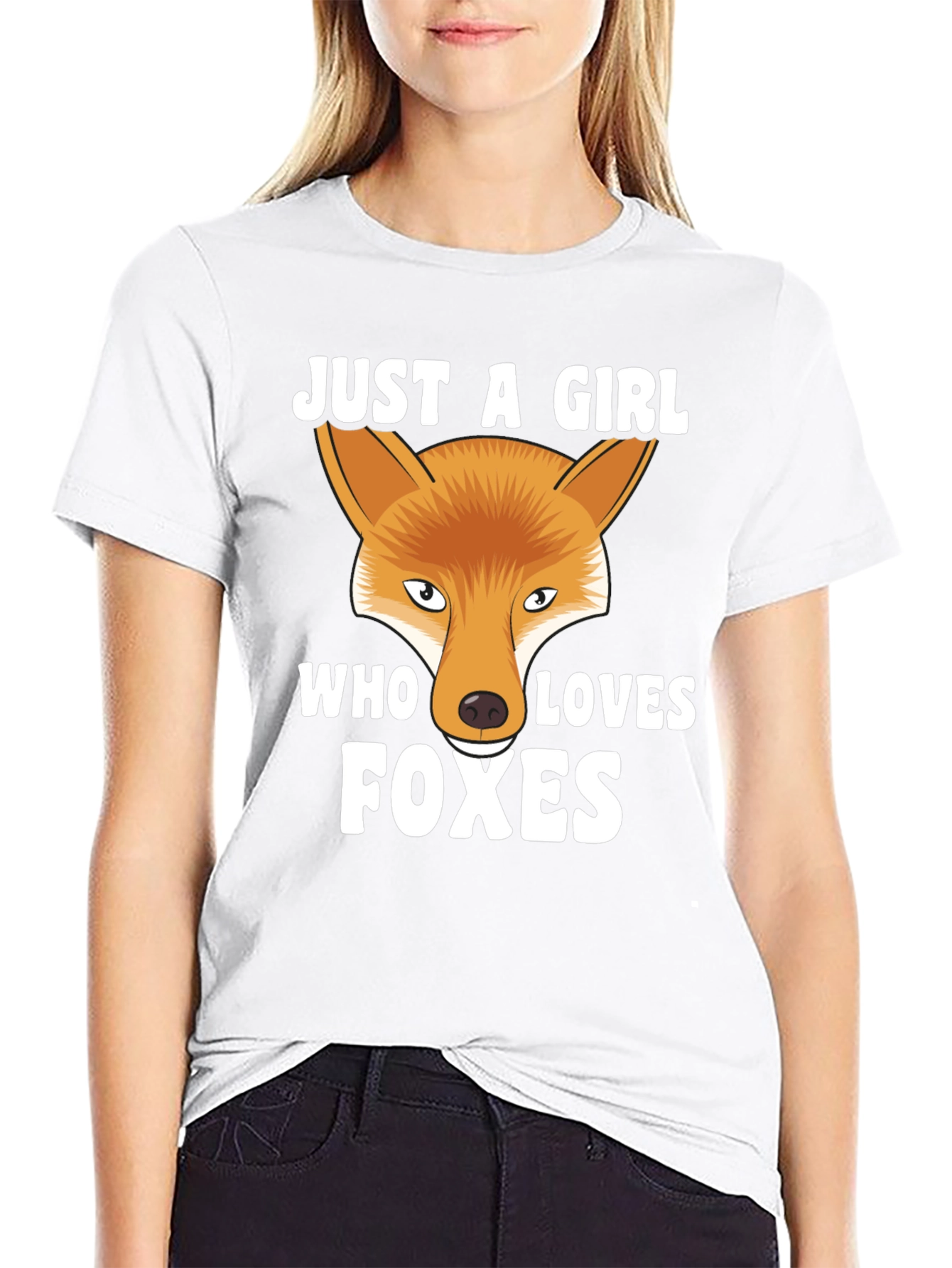 Just a Girl Who Loves Foxes T-Shirt