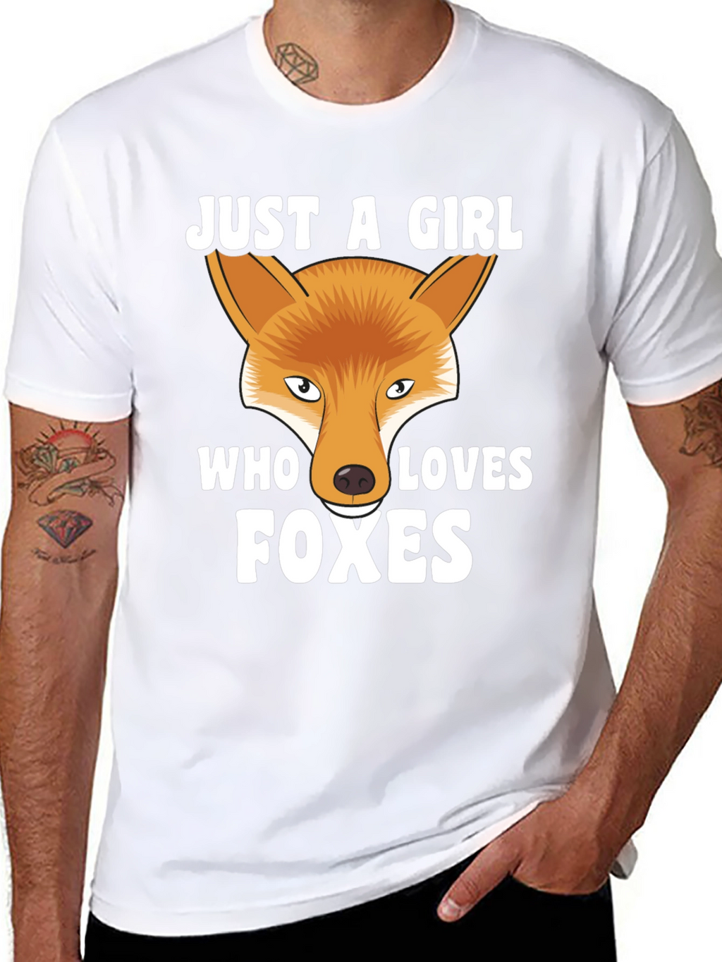 Just a Girl Who Loves Foxes T-Shirt