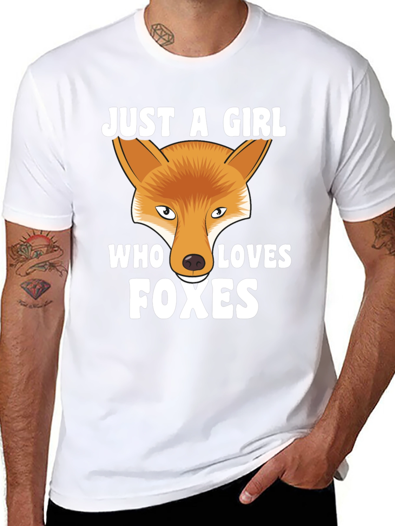 Just a Girl Who Loves Foxes T-Shirt