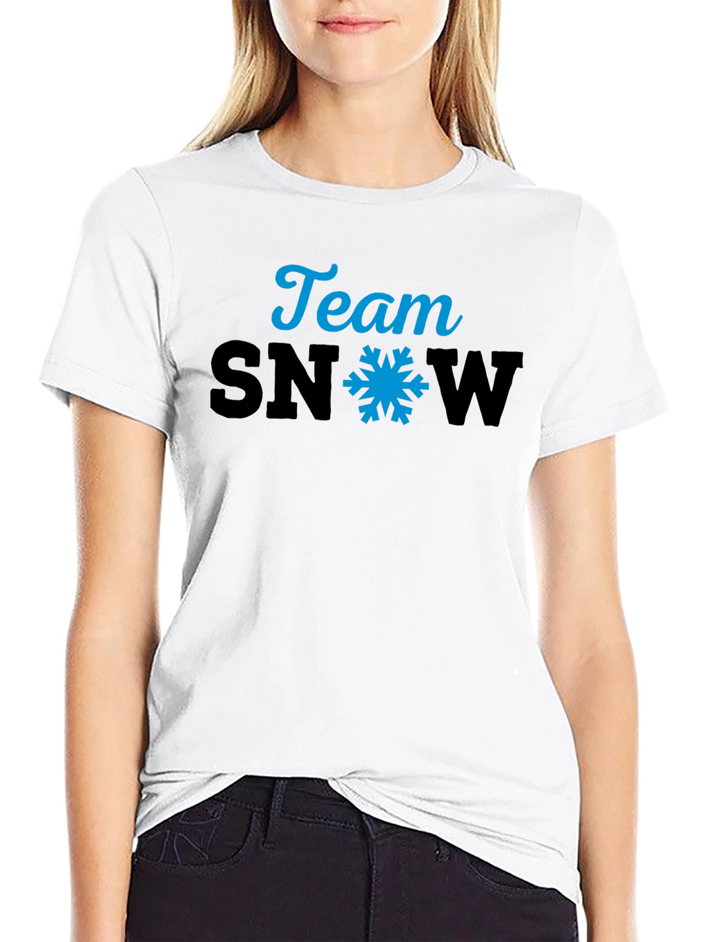 Team Snow Graphic Tee - Black